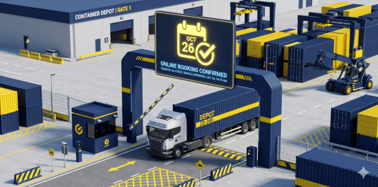 Antrean Truk Bikin Rugi: Mengapa Depo Kontainer Kini Wajib Pakai Sistem Booking Online?