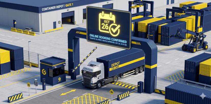 Antrean Truk Bikin Rugi: Mengapa Depo Kontainer Kini Wajib Pakai Sistem Booking Online?