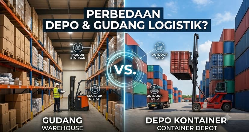 Sering Disangka Sama, Ini Perbedaan Depo Kontainer dan Gudang (Warehouse)
