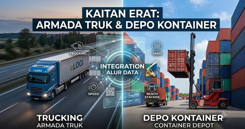 Menyelami Kaitan Erat Antara Trucking dan Depo Kontainer dalam Logistik