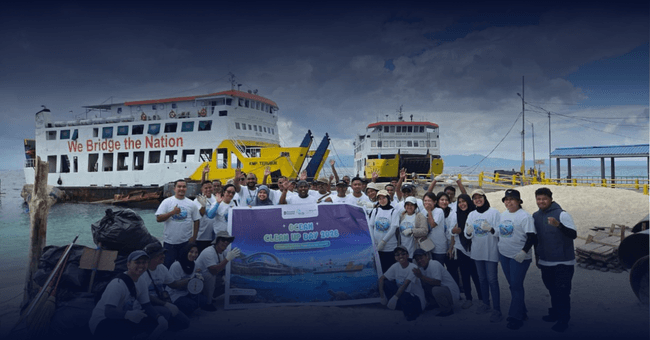ASDP Bersihkan Lebih dari 13 Ton Sampah Laut dan Pesisir dalam Peringatan Hari Laut Sedunia 2026