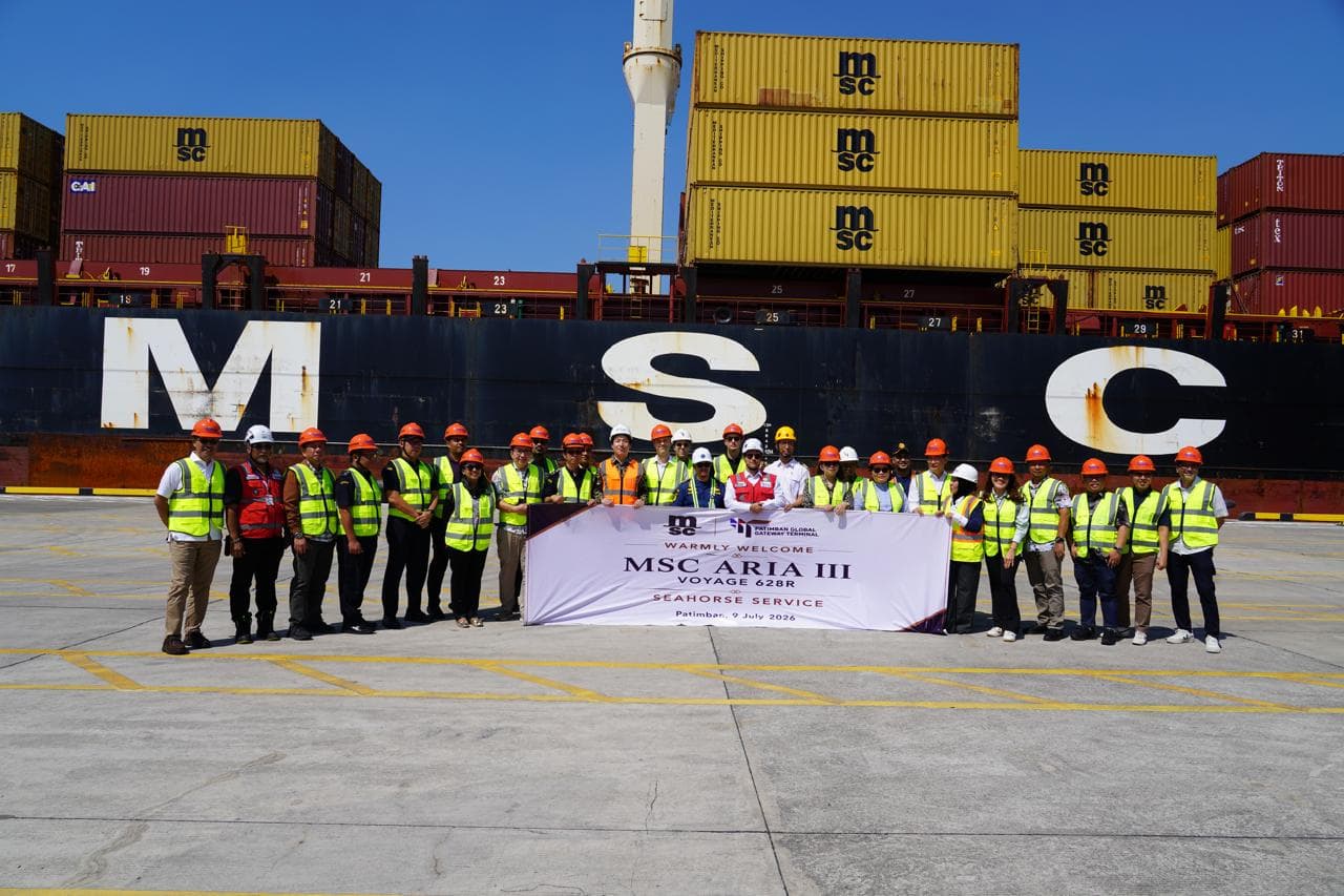 Layanan Perdana MSC ARIA III di Patimban: Momentum Baru Konektivitas Logistik dan Utilitas Depo Kontainer